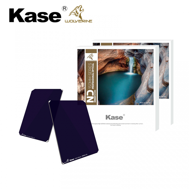 Kase Wolverine ND8 Graufilter – 100x150 Mm, 3 Stops, Gehärtetes Glas, Passend Für 100mm Filterhalter (Lee, Haida, Cokin Z)